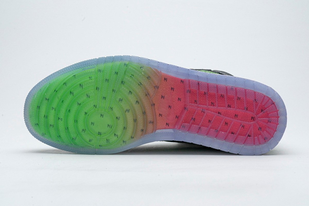 Air Jordan 1 Retro High Zoom Rage Green - Image 5