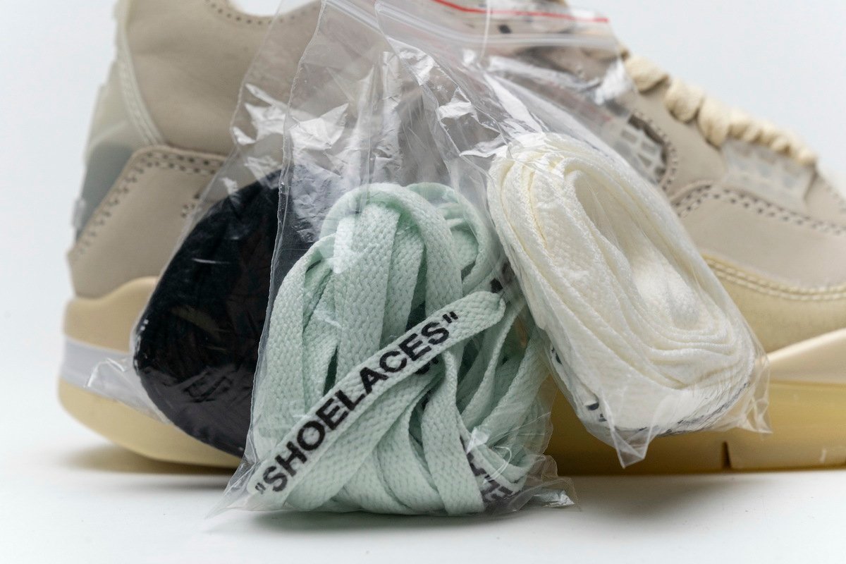 Air Jordan 4 Retro Off-White Sail - Image 10