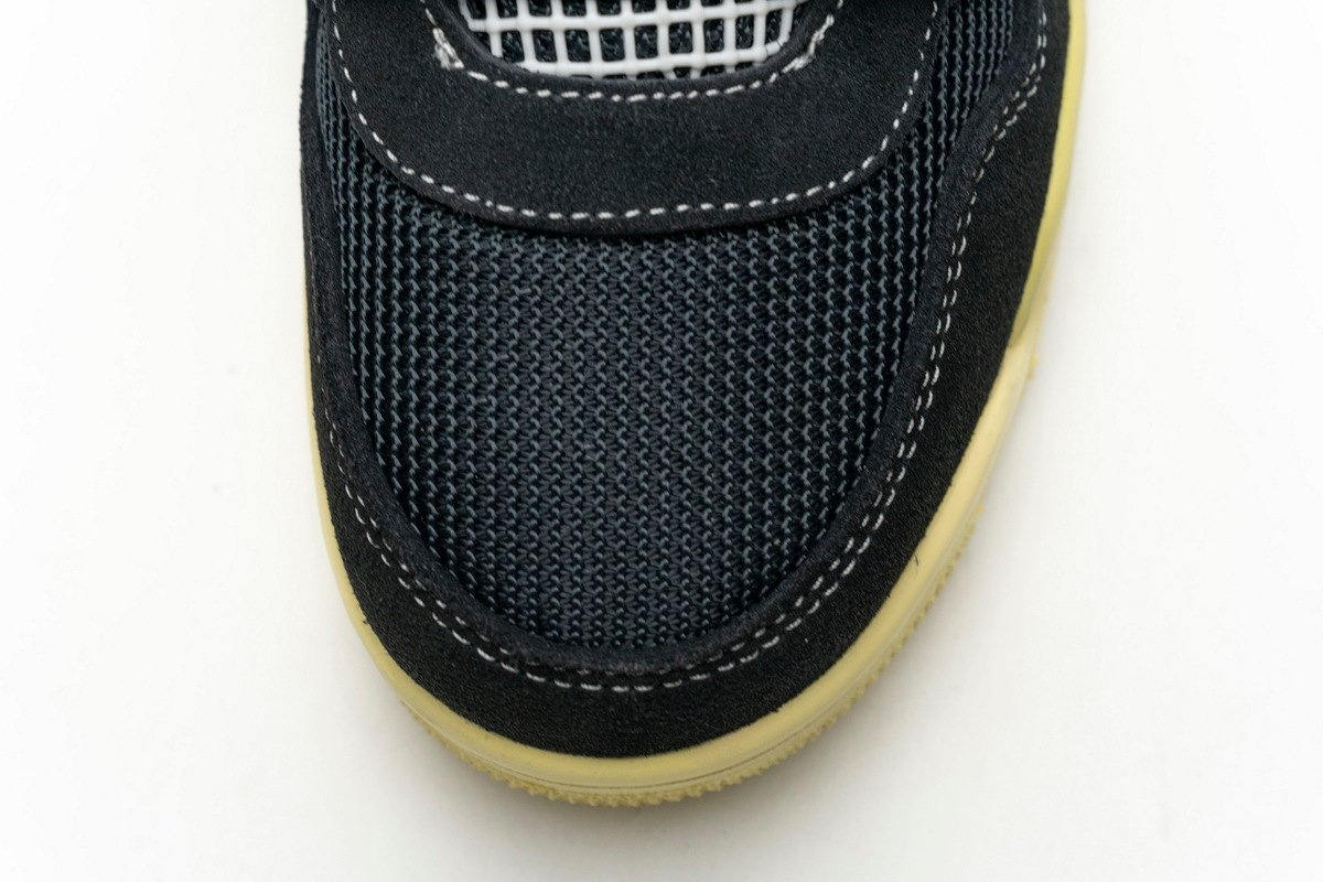 Air Jordan 4 Retro Union Off Noir Black - Image 6