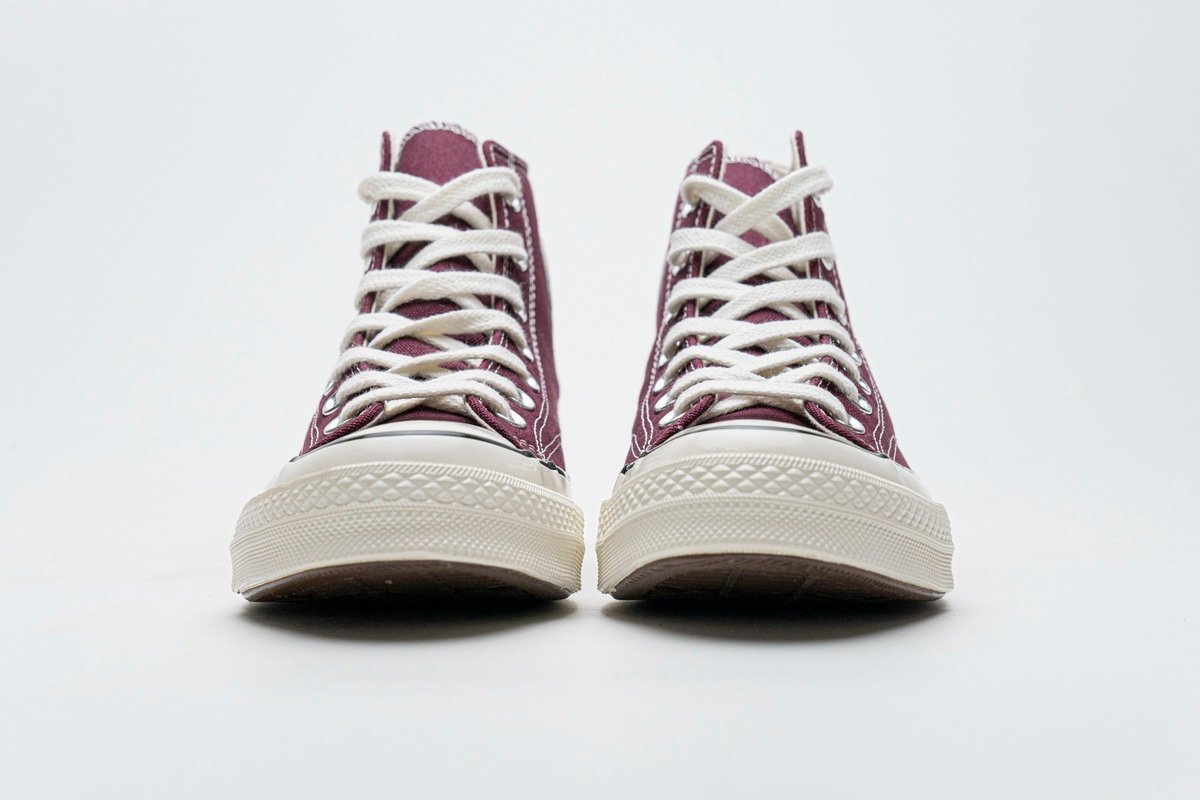 Converse Chuck 70 HI Dark Burgundy Black Egret - Image 5