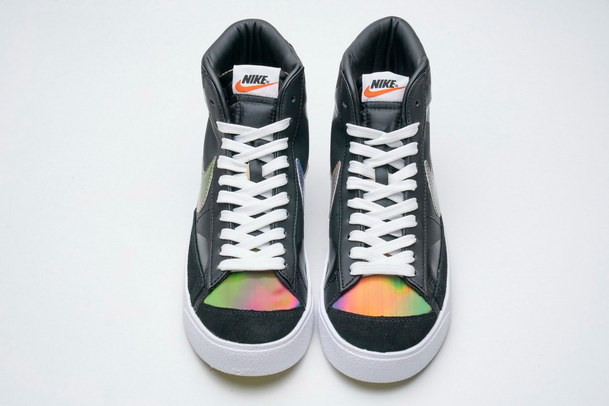 Nike Blazer Mid ?77 Vintage Black Bright Cactus - Image 4