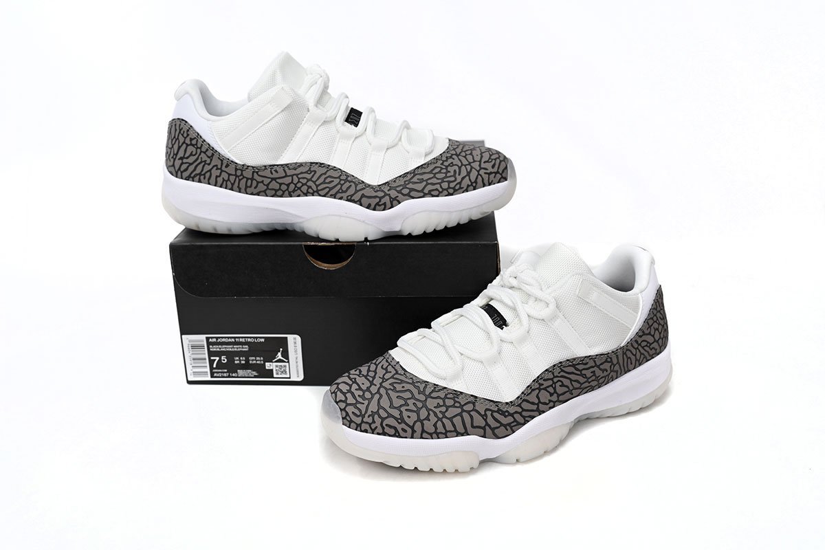 Air Jordan 11 Retro Low Cement Grey - Image 14