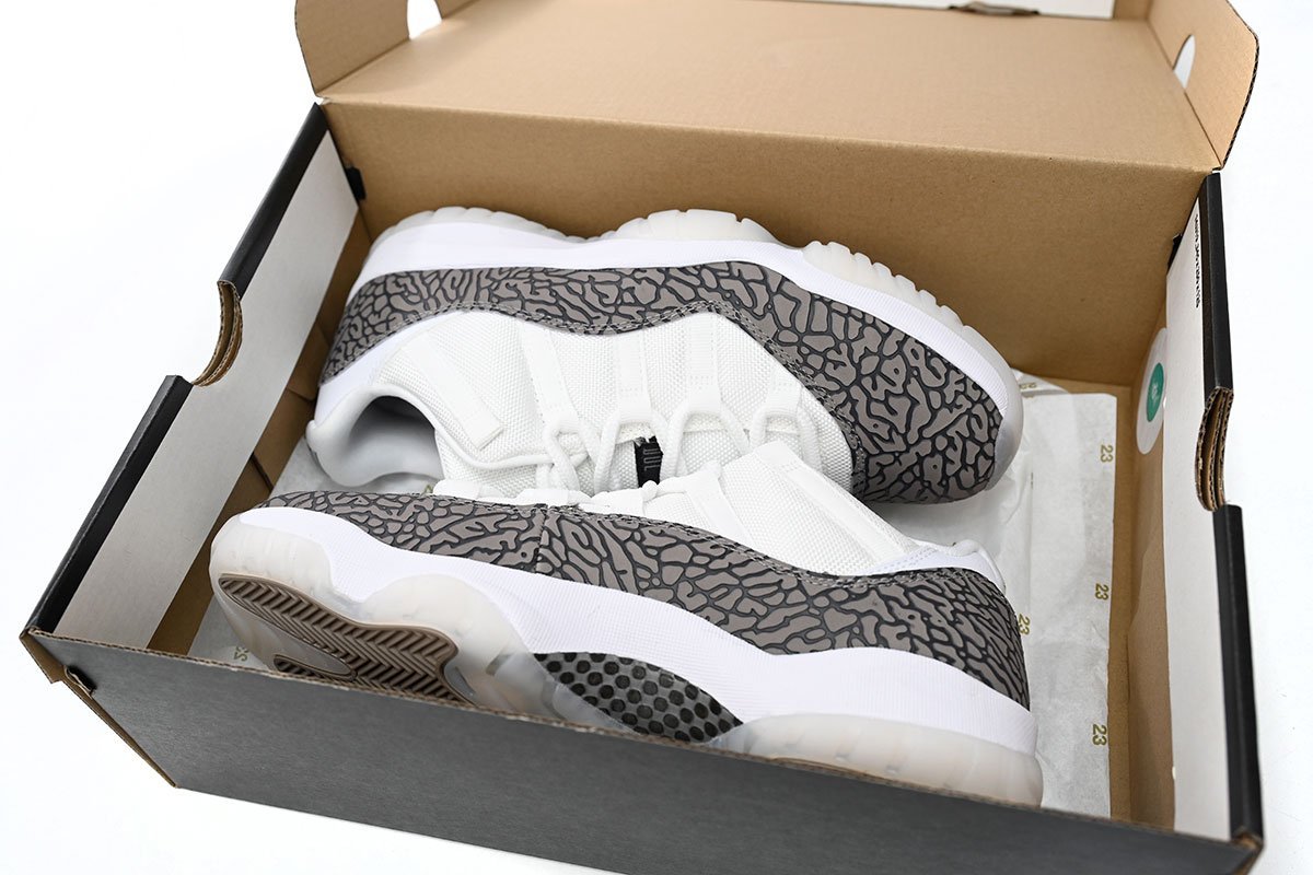 Air Jordan 11 Retro Low Cement Grey - Image 12