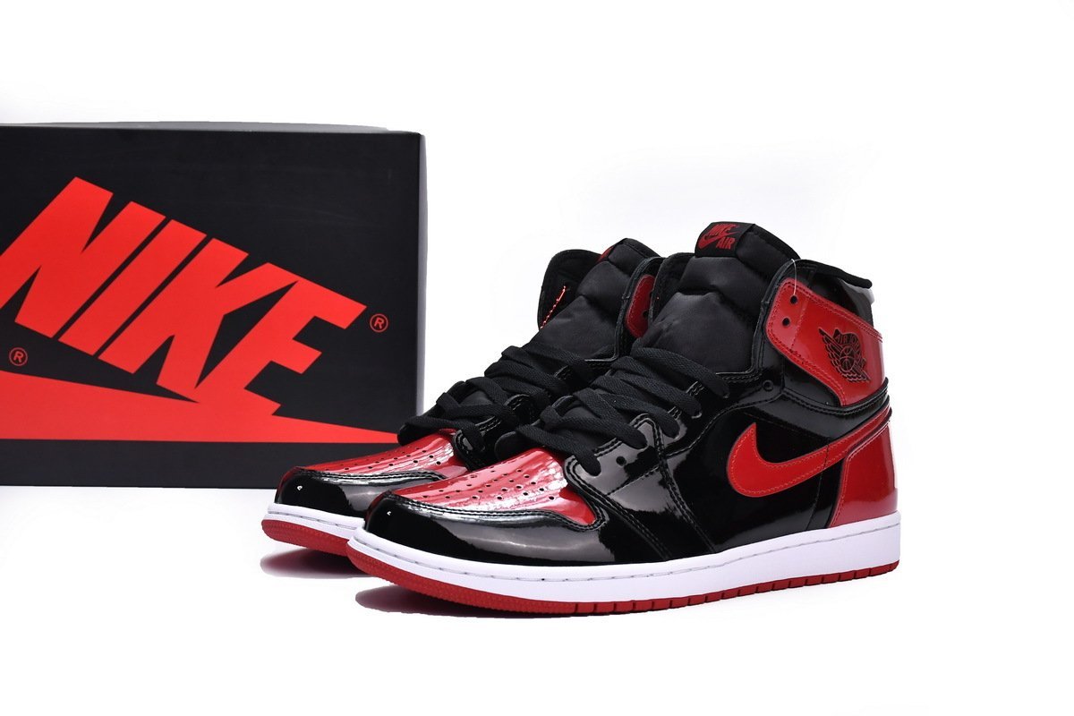 Air Jordan 1 High OG Bred Patent - Image 14