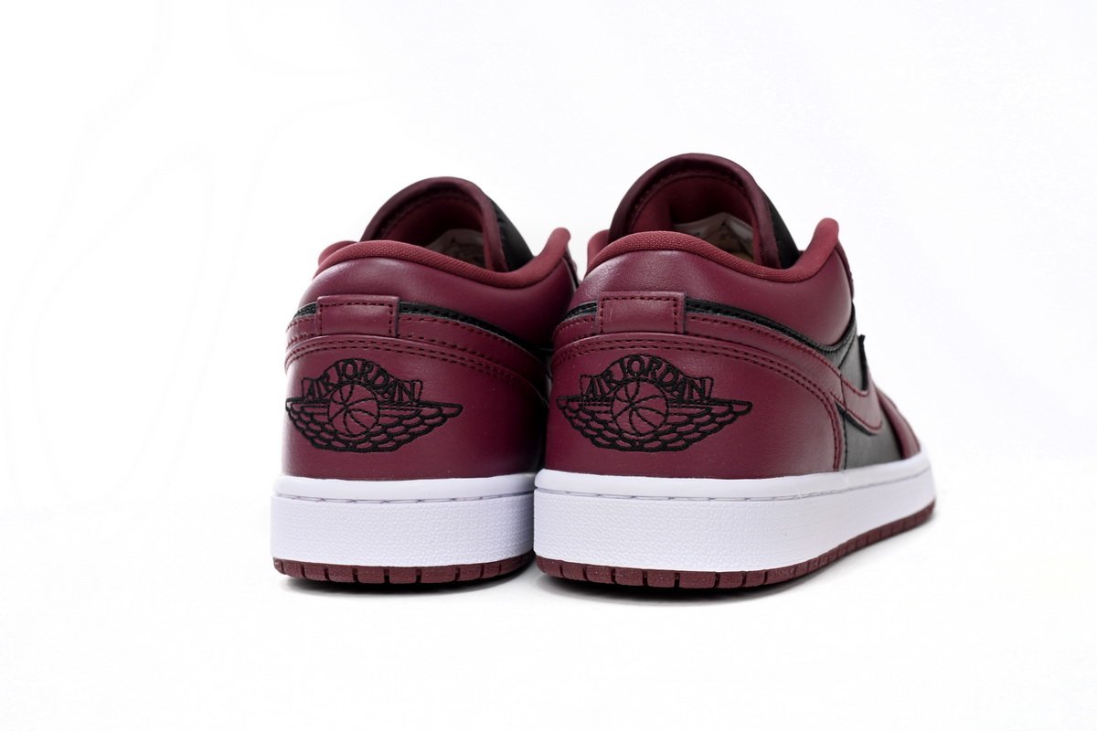 Air Jordan 1 Low Black Dark Beetroot - Image 11