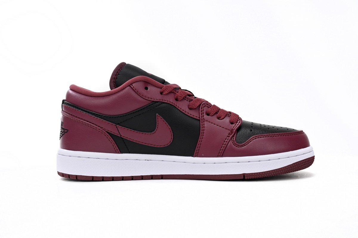 Air Jordan 1 Low Black Dark Beetroot - Image 2