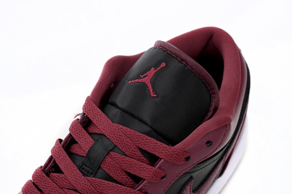 Air Jordan 1 Low Black Dark Beetroot - Image 4