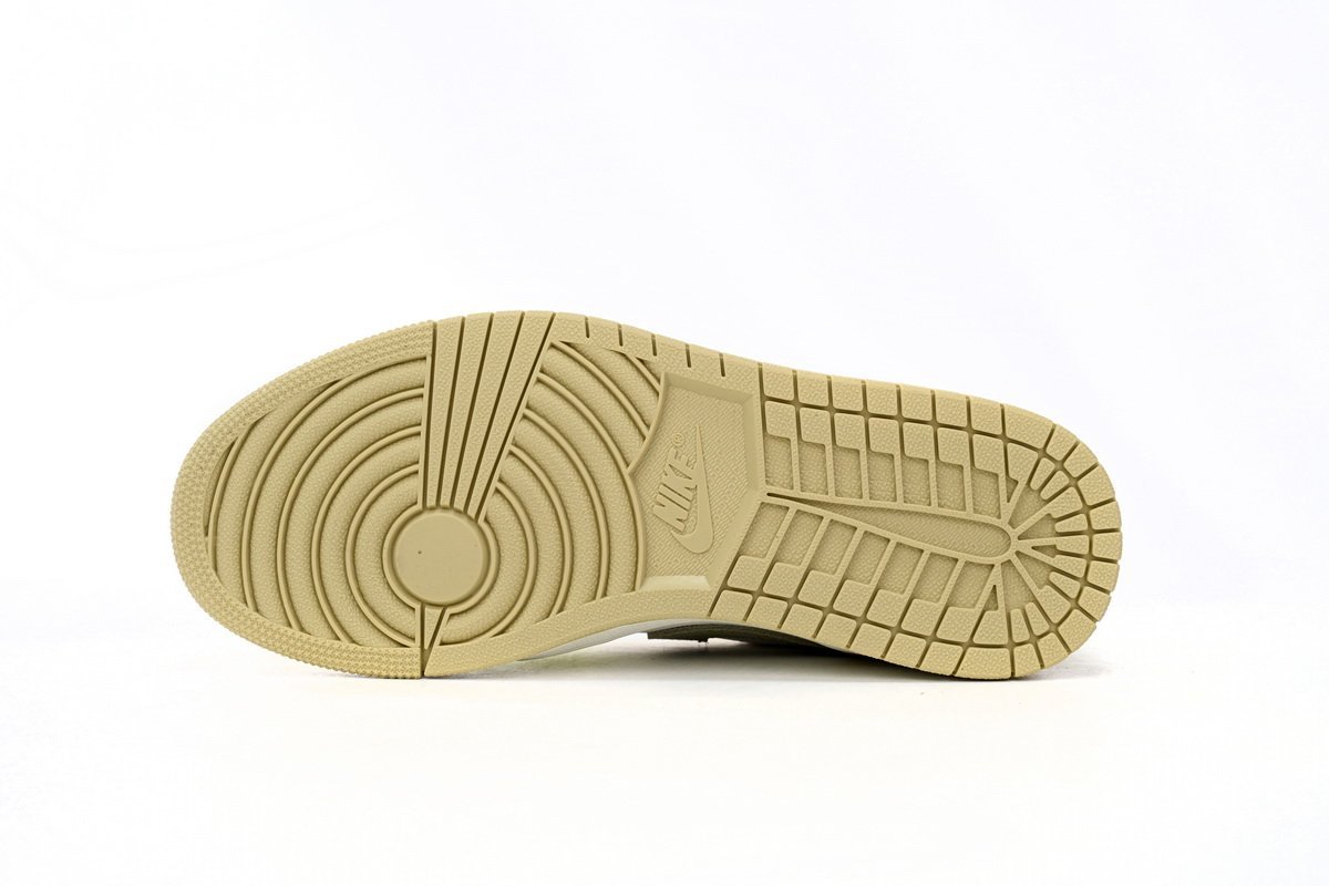 Air Jordan 1 Low Sail White Oil Green - Image 10