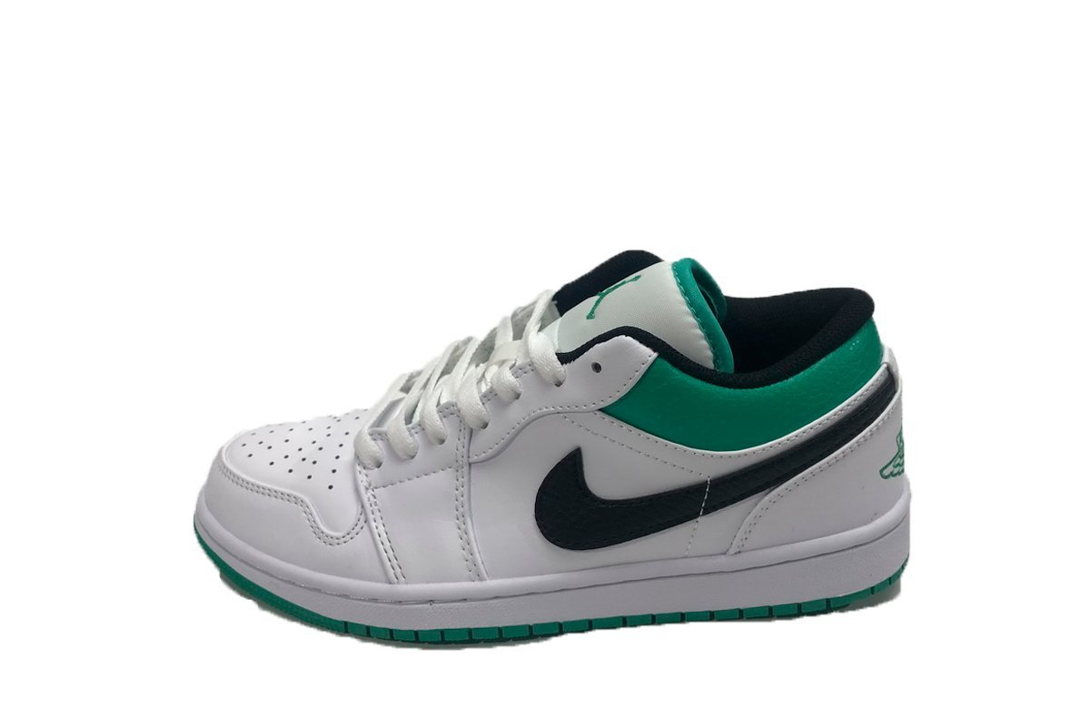 Air Jordan 1 Low White Lucky Green Black?