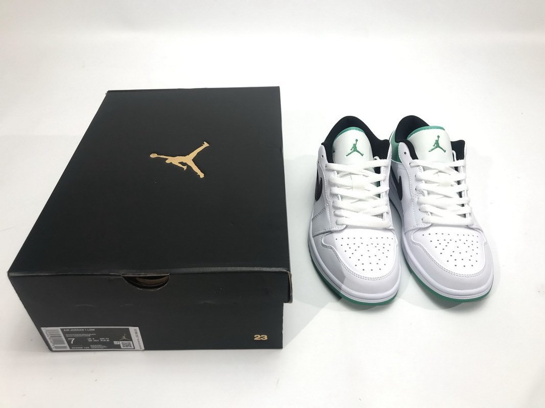 Air Jordan 1 Low White Lucky Green Black? - Image 10