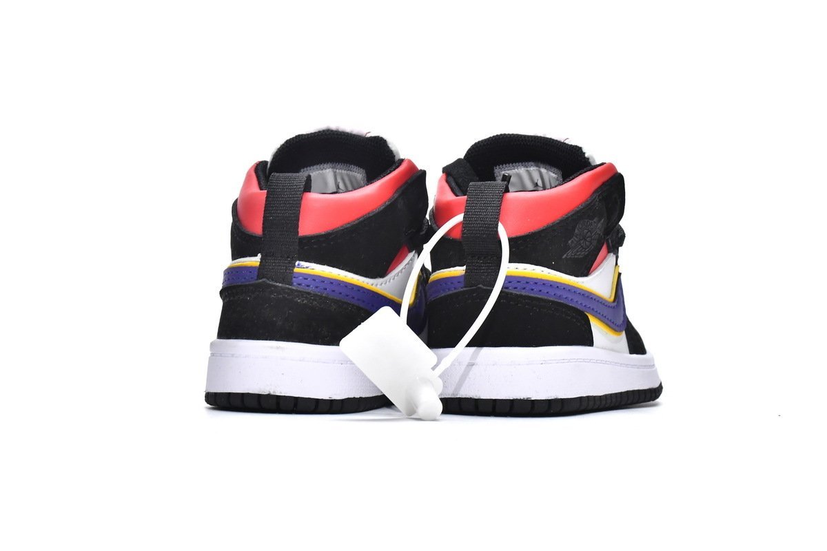 Air Jordan 1 Mid PS Lakers Top 3(Kids) - Image 13