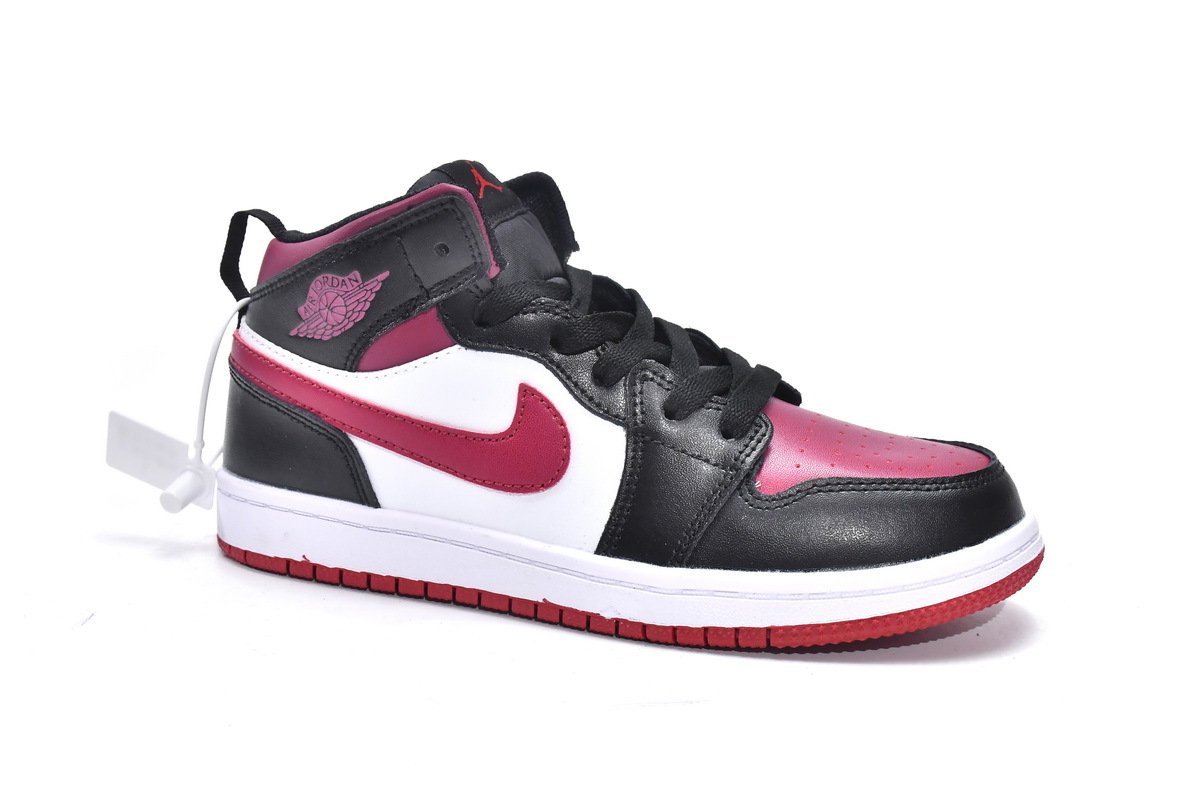Air Jordan 1 Mid PS Red Black Toe?kids? - Image 8
