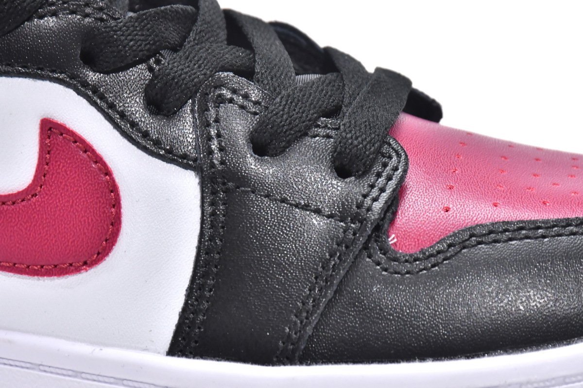 Air Jordan 1 Mid PS Red Black Toe?kids? - Image 11