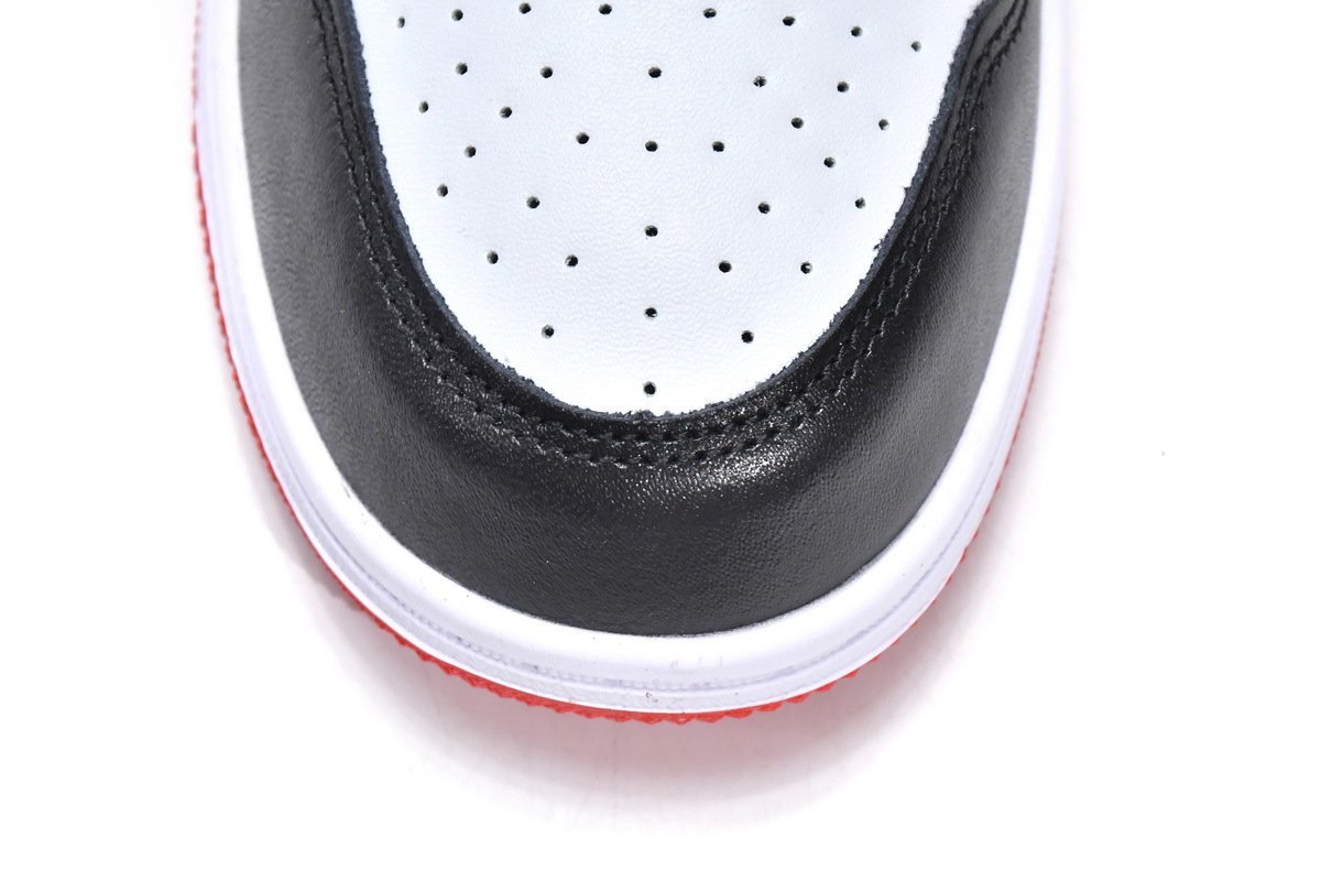Air Jordan 1 Mid PS Red Black Toe?Kids? - Image 7