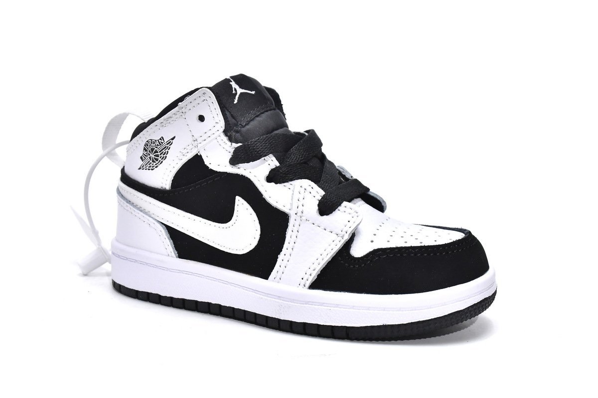 Air Jordan 1 Mid PS Tuxedo?Kids? - Image 8