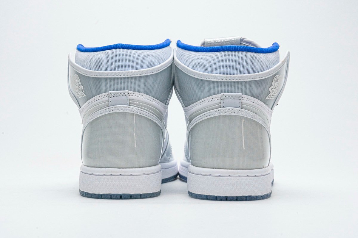 Air Jordan 1 Retro High Zoom White Racer Blue - Image 4