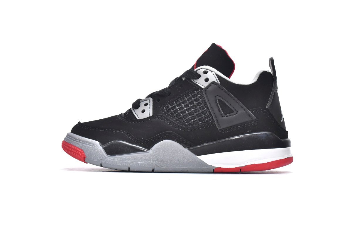 Air Jordan 4 Retro PS Bred(Kids)