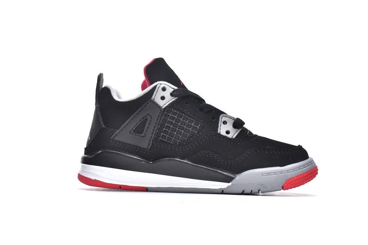 Air Jordan 4 Retro PS Bred(Kids) - Image 2