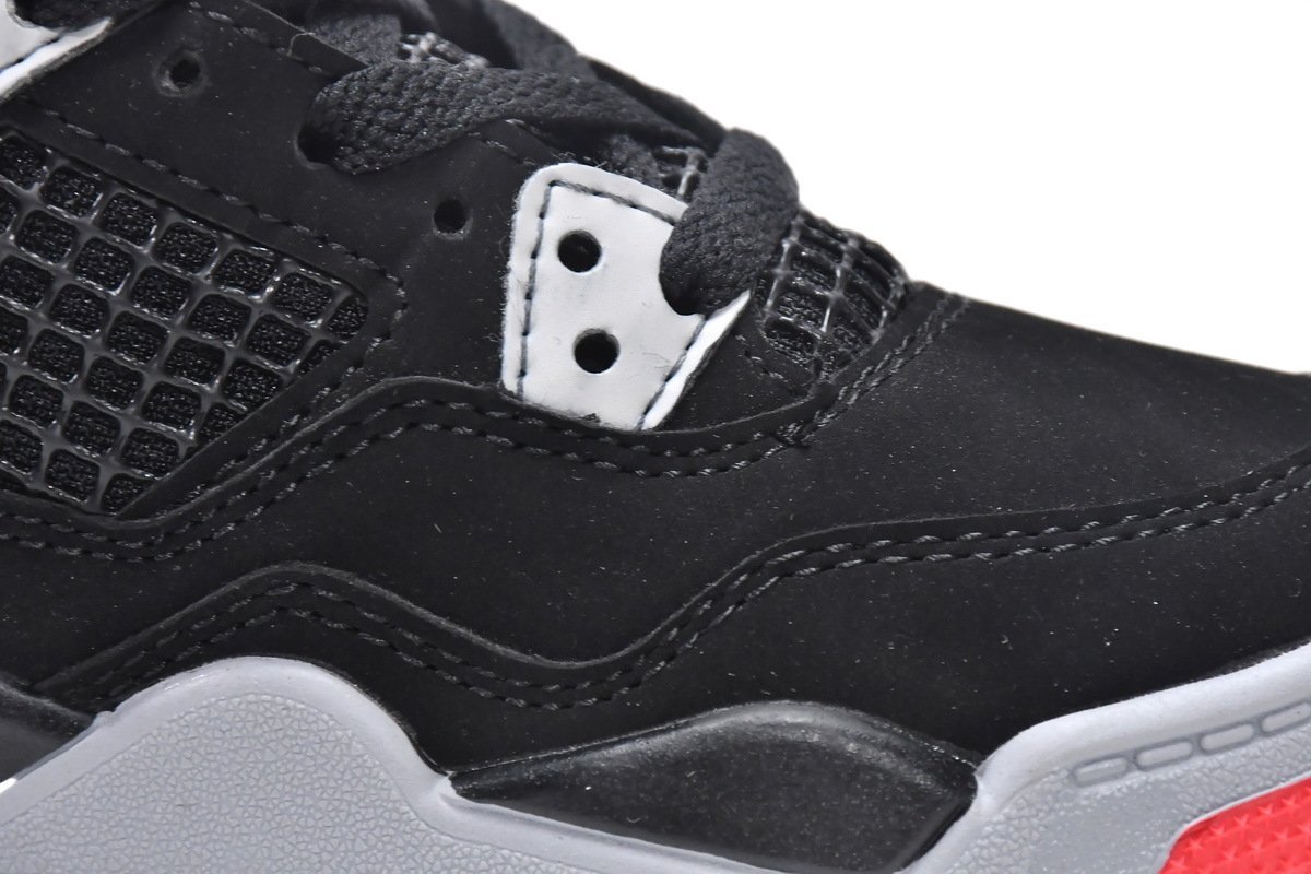 Air Jordan 4 Retro PS Bred(Kids) - Image 8