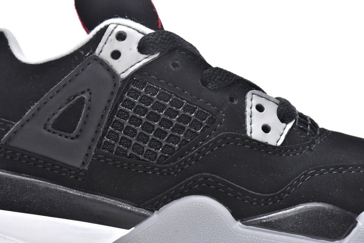 Air Jordan 4 Retro PS Bred(Kids) - Image 9