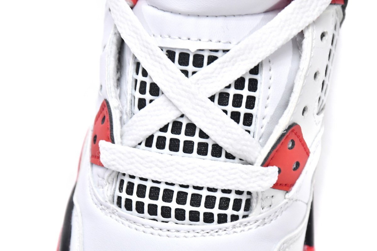 Air Jordan 4 Retro PS Fire Red(Kids) - Image 6