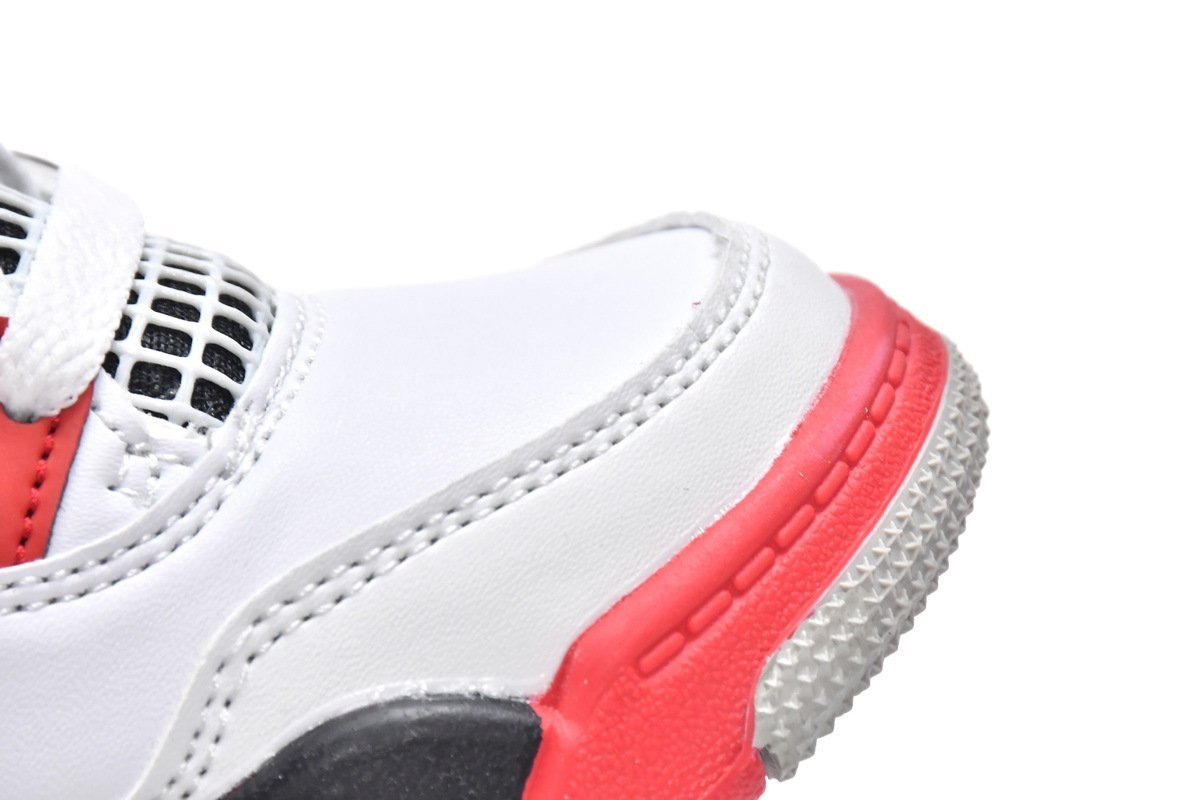 Air Jordan 4 Retro PS Fire Red(Kids) - Image 10