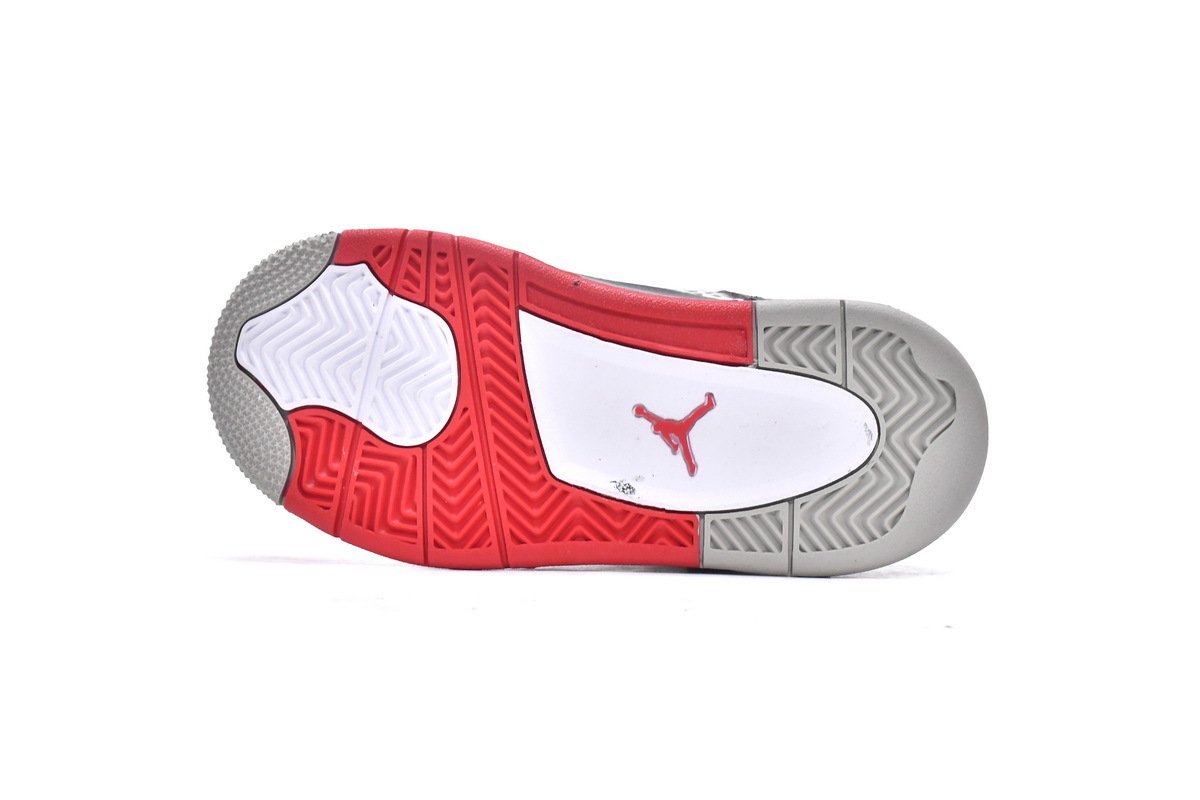 Air Jordan 4 Retro PS Fire Red(Kids) - Image 13