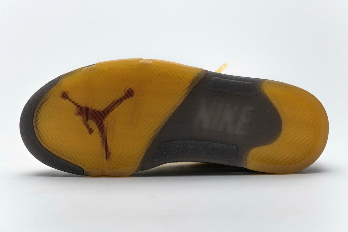 Air Jordan 5 Retro OFF-White Sail - Image 5