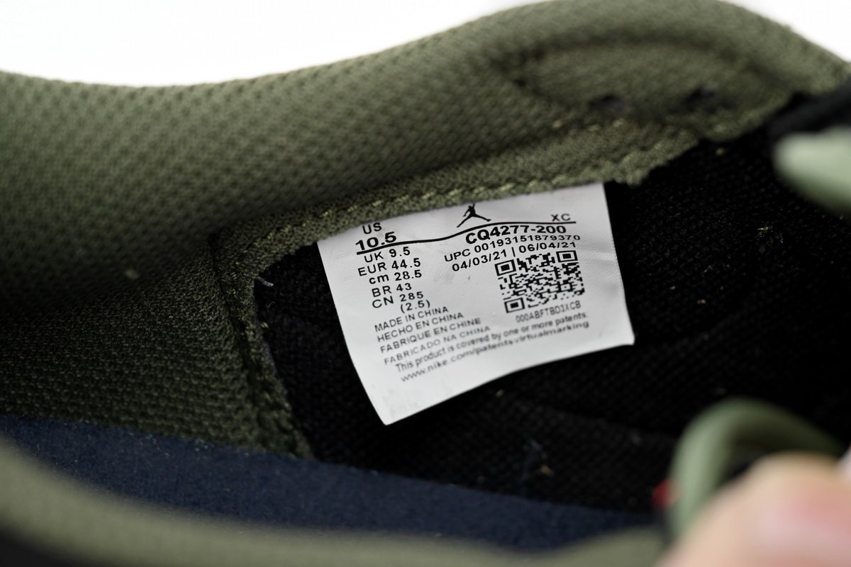 Air Travis Scott x Air Jordan 1 Low Green Barb - Image 6