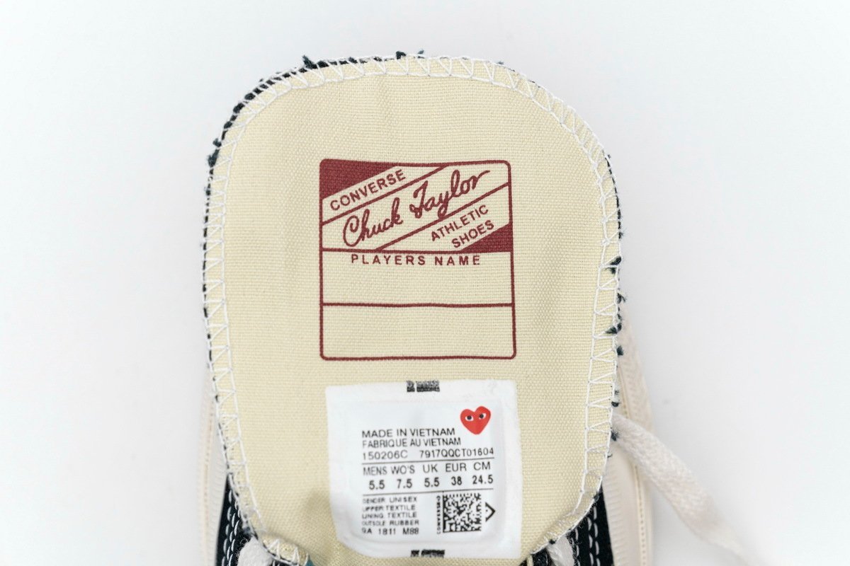 CDG Play x Converse Chuck Taylor All Star 70 OX - Image 9