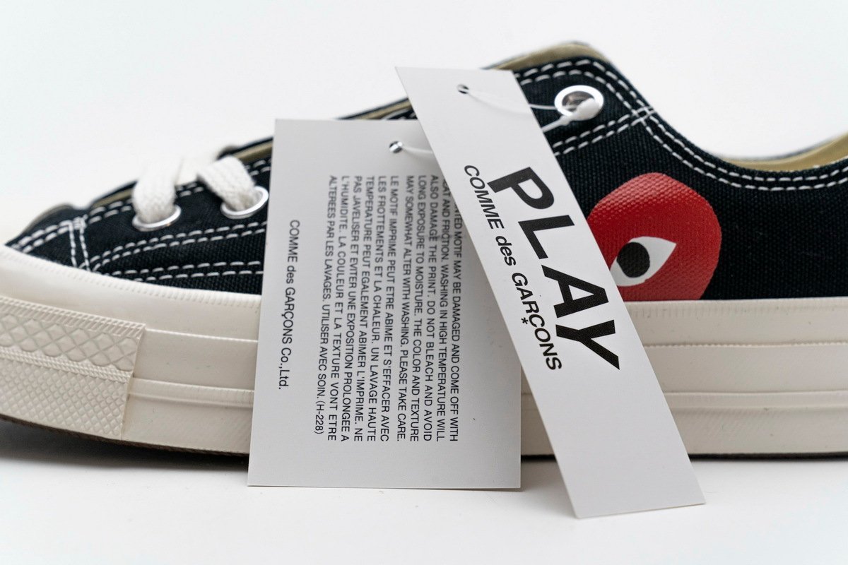 CDG Play x Converse Chuck Taylor All Star 70 OX - Image 14