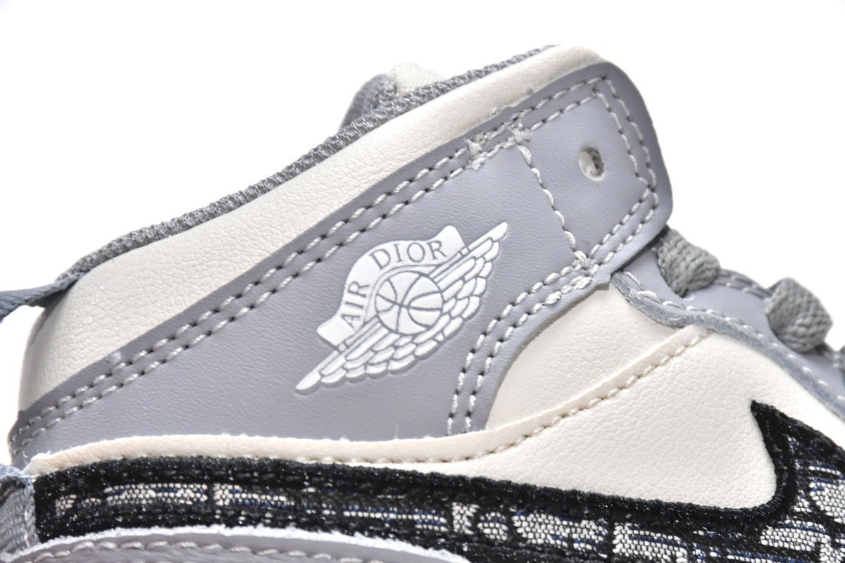Dior x Air Jordan 1 Mid PS?Kids? - Image 9