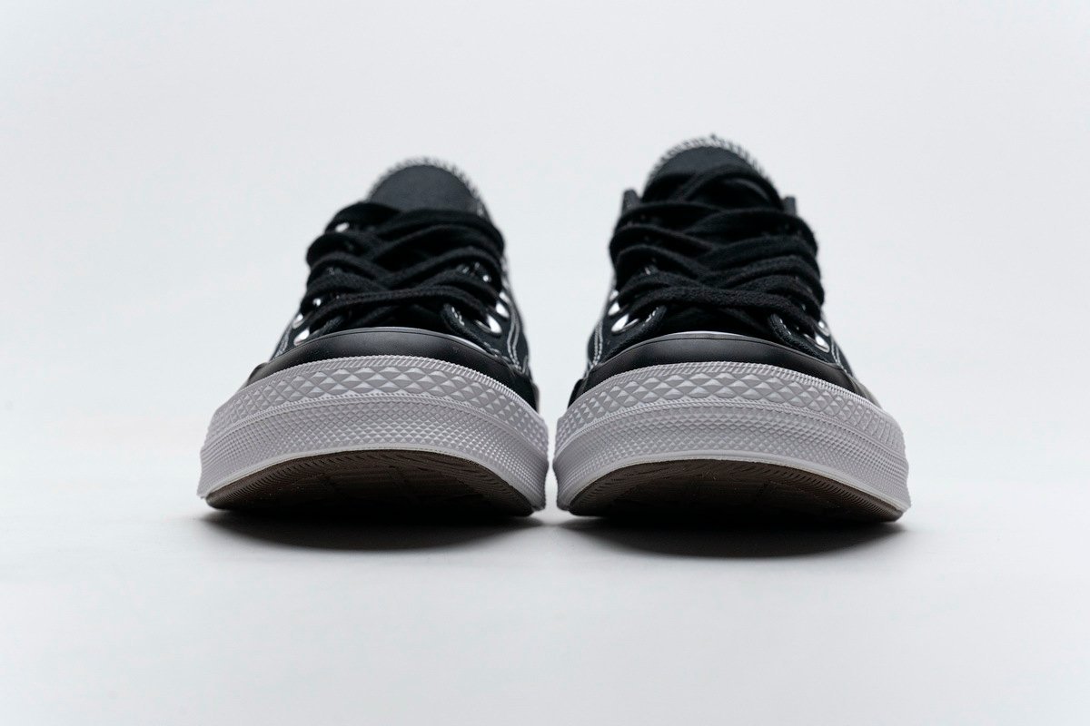 Fragment x Moncler Converse CTAS LIFT OX Black White - Image 4