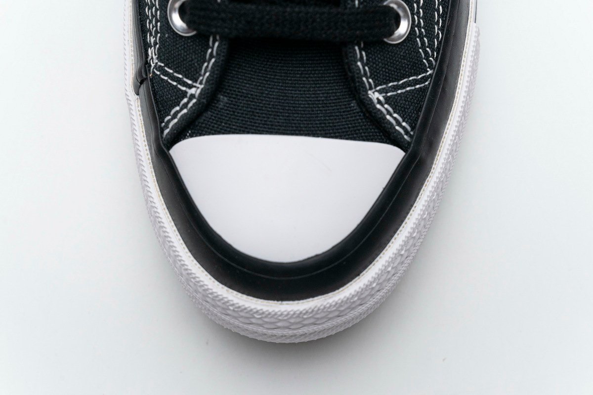 Fragment x Moncler Converse CTAS LIFT OX Black White - Image 12