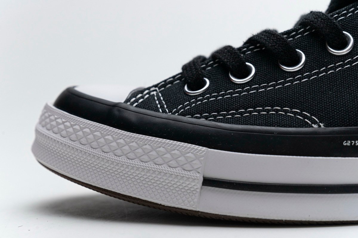 Fragment x Moncler Converse CTAS LIFT OX Black White - Image 13