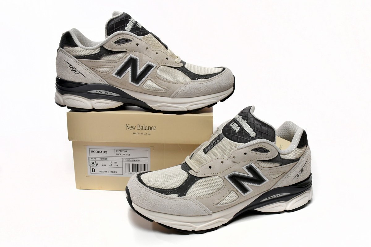 New Balance 990v3 MiUSA Teddy Santis Moonbeam - Image 15
