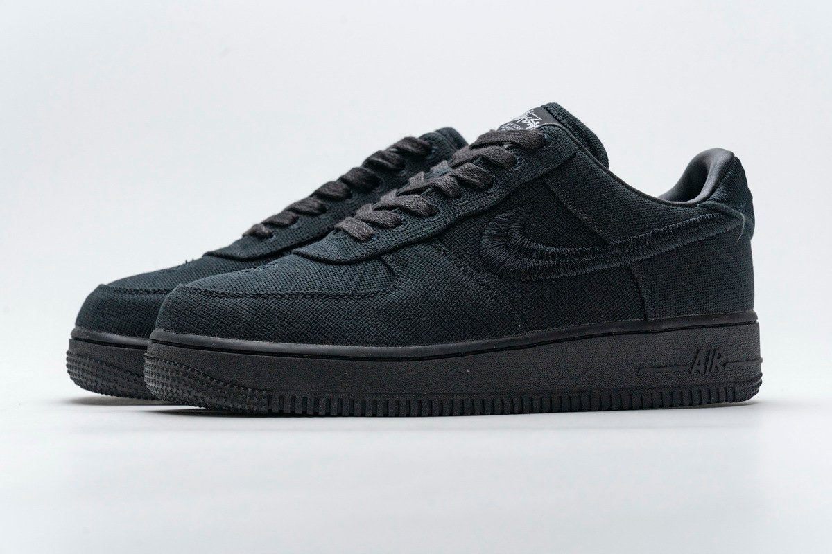 Nike Air Force 1 Low Stussy Black - Image 2