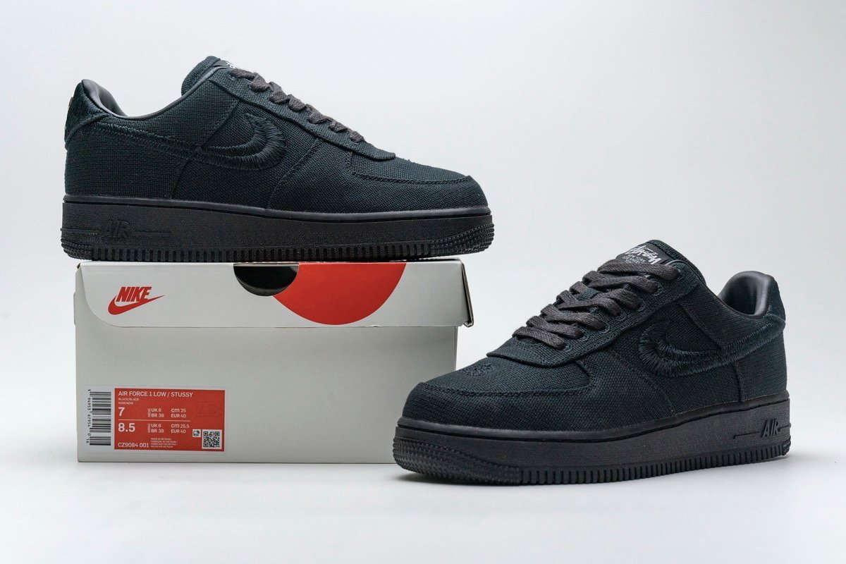 Nike Air Force 1 Low Stussy Black - Image 13