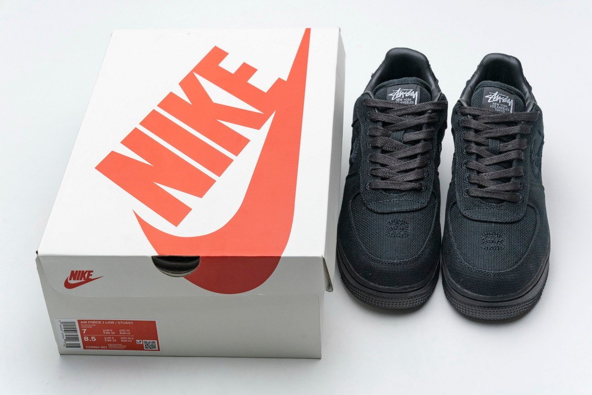 Nike Air Force 1 Low Stussy Black - Image 14