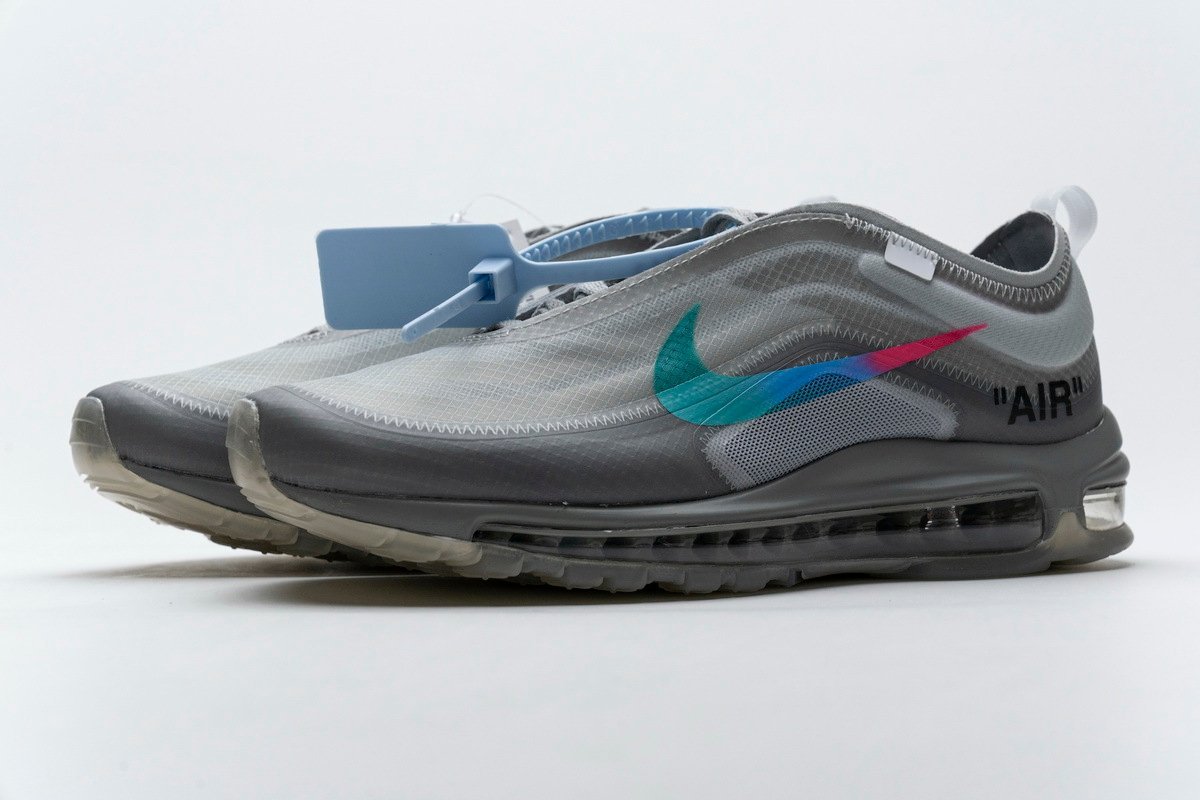 Nike Air Max 97 Off-White Wlolf Grey Menta - Image 2