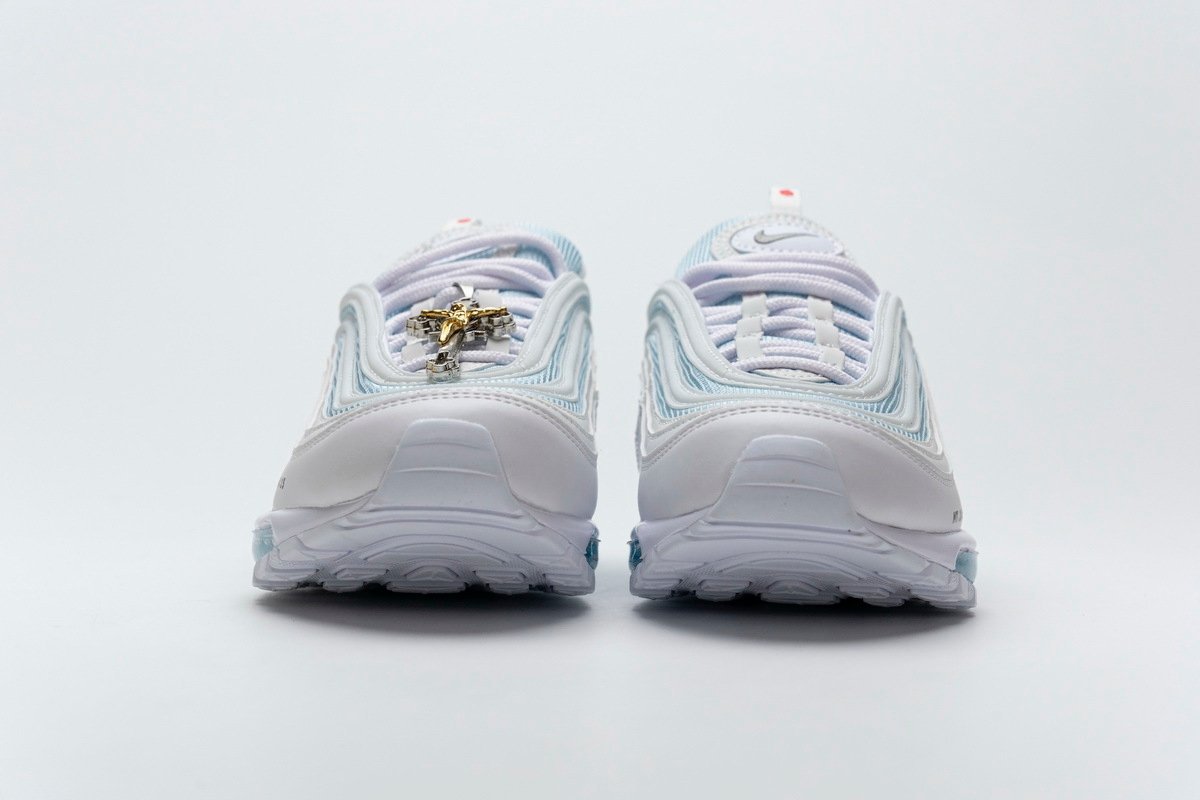 Nike Air Max 97 Triple White Wolf Grey - Image 3