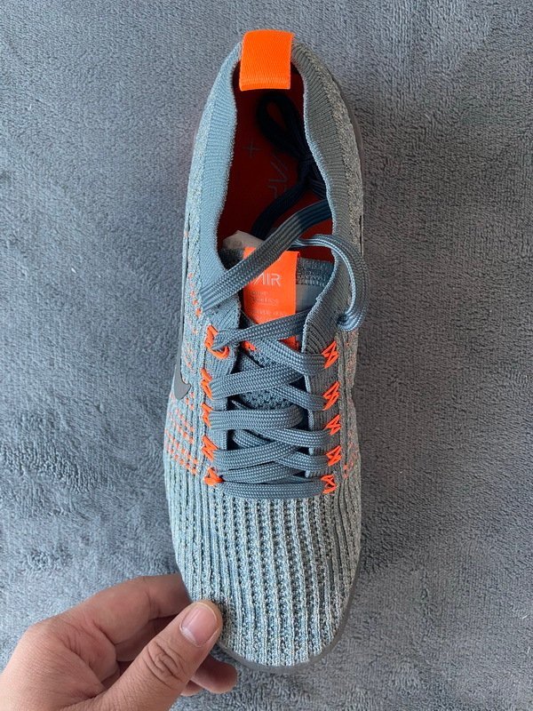 Nike Air VaporMax Flyknit 3 Aviator Grey Metallic Pewter - Image 3