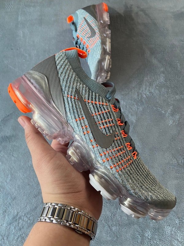 Nike Air VaporMax Flyknit 3 Aviator Grey Metallic Pewter - Image 4