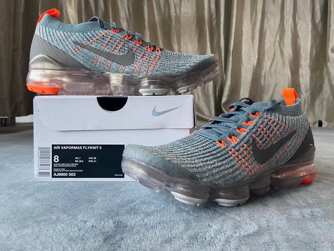 Nike Air VaporMax Flyknit 3 Aviator Grey Metallic Pewter - Image 13