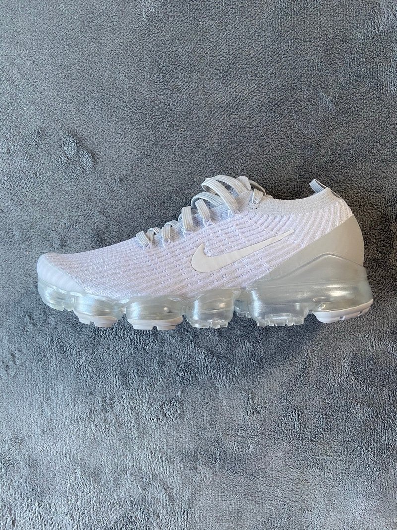 Nike Air VaporMax Flyknit 3 White Pure Platinum - Image 2
