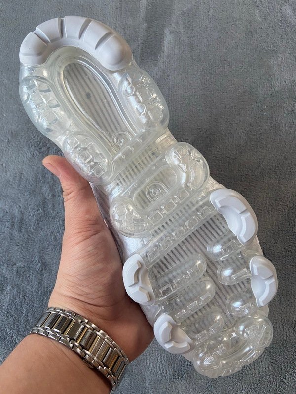 Nike Air VaporMax Flyknit 3 White Pure Platinum - Image 8