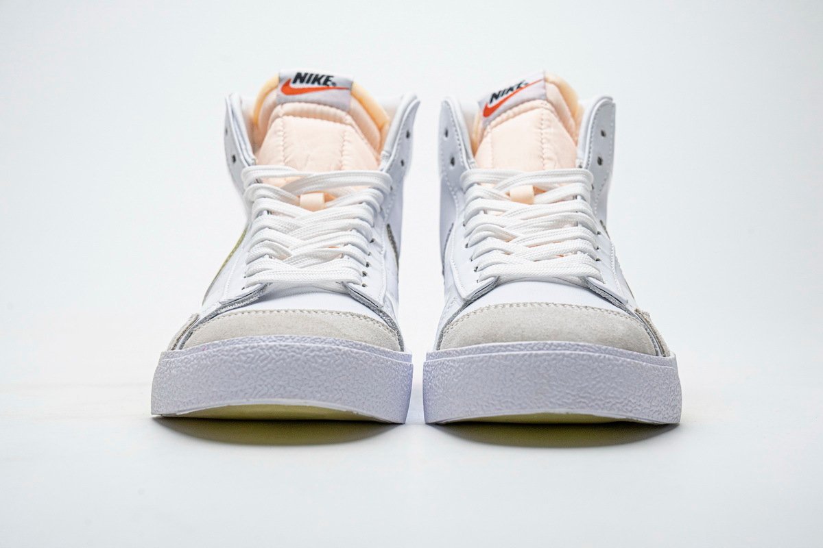 Nike Blazer Mid ?77 Vintage White Bright Cactus - Image 3