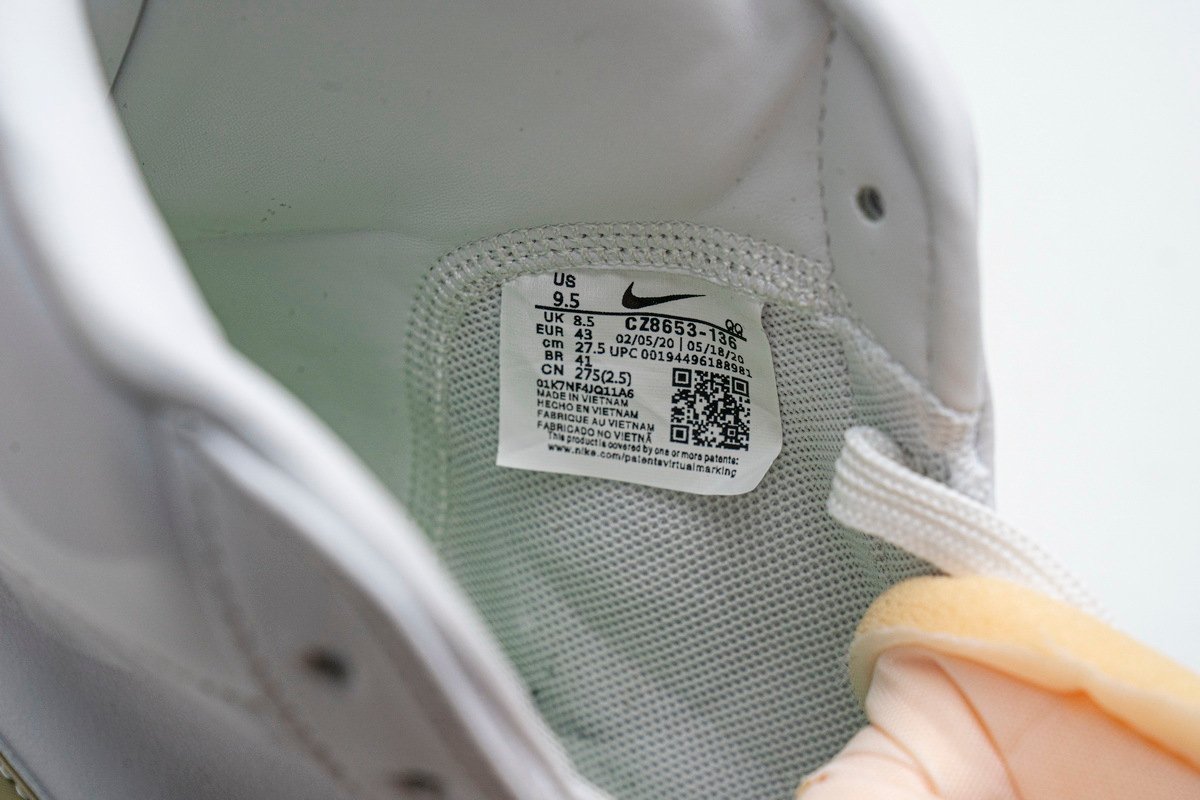 Nike Blazer Mid ?77 Vintage White Bright Cactus - Image 5