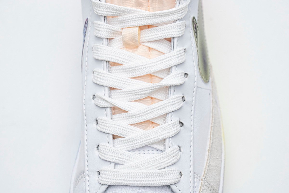 Nike Blazer Mid ?77 Vintage White Bright Cactus - Image 7