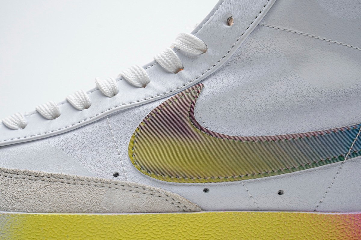 Nike Blazer Mid ?77 Vintage White Bright Cactus - Image 9